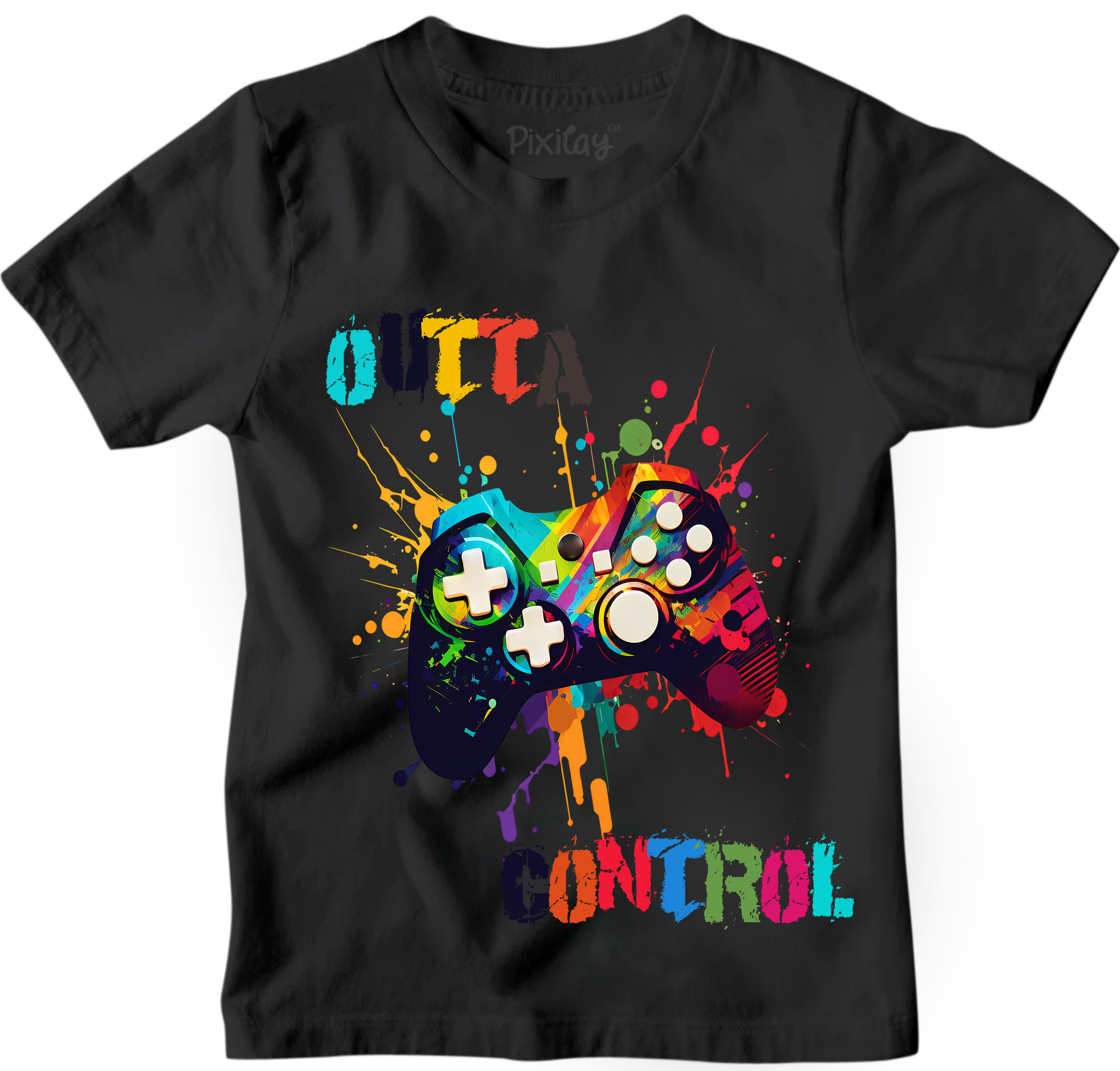 Buy black Outta Control Boys T-Shirt