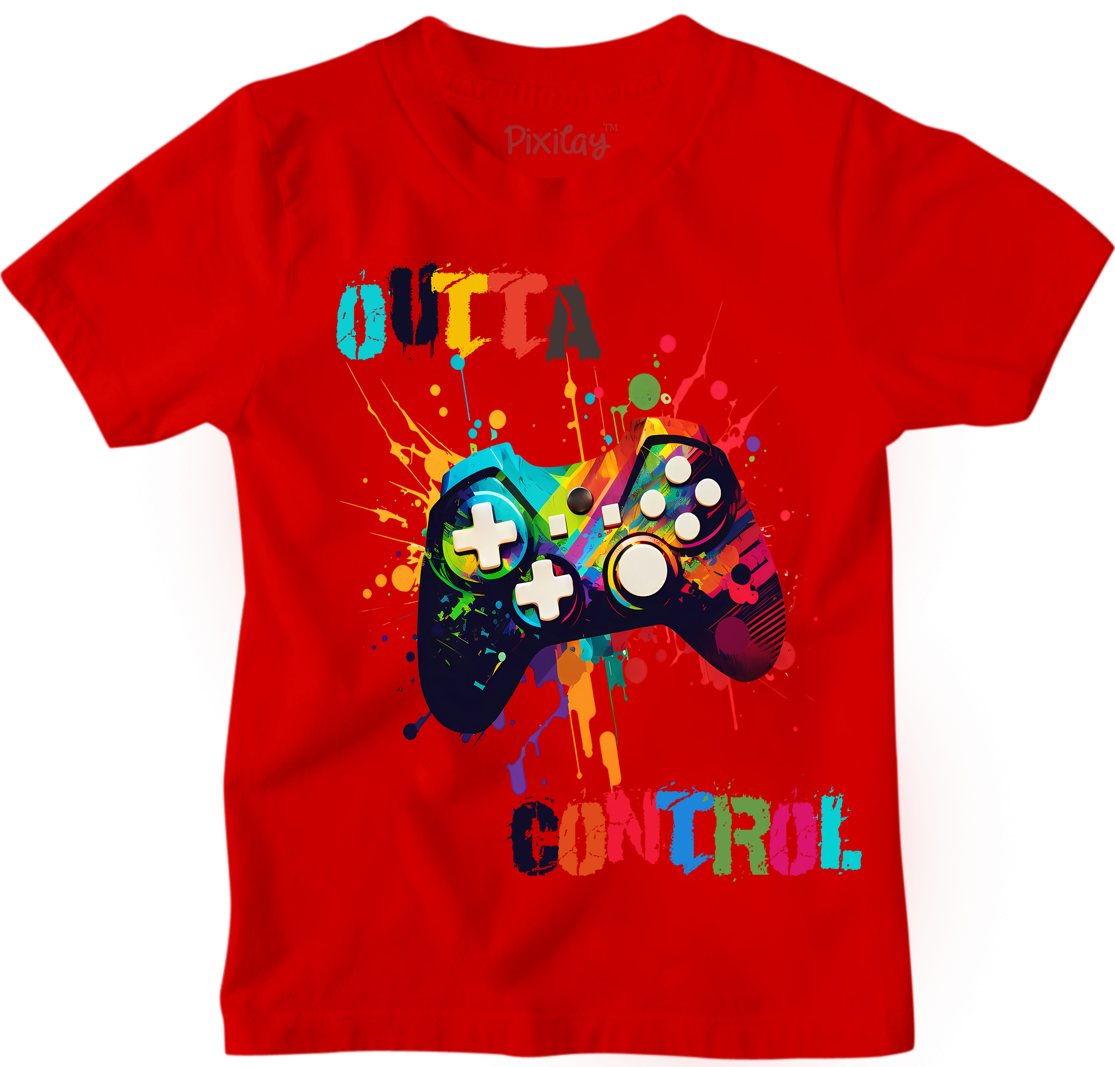 Buy red Outta Control Boys T-Shirt