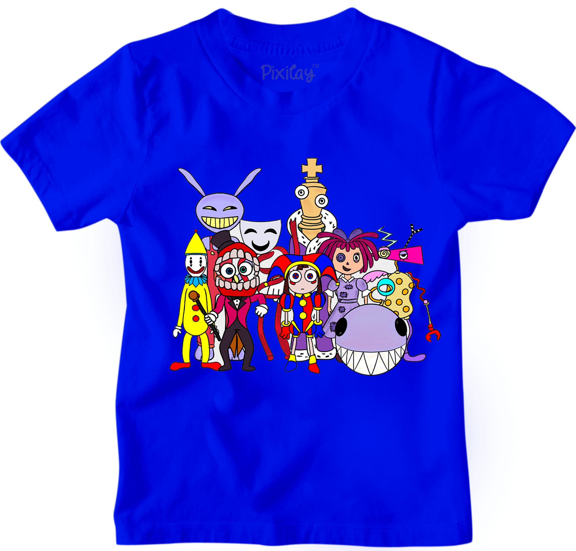 Buy blue Pomni Digital Circus Boys T-Shirts