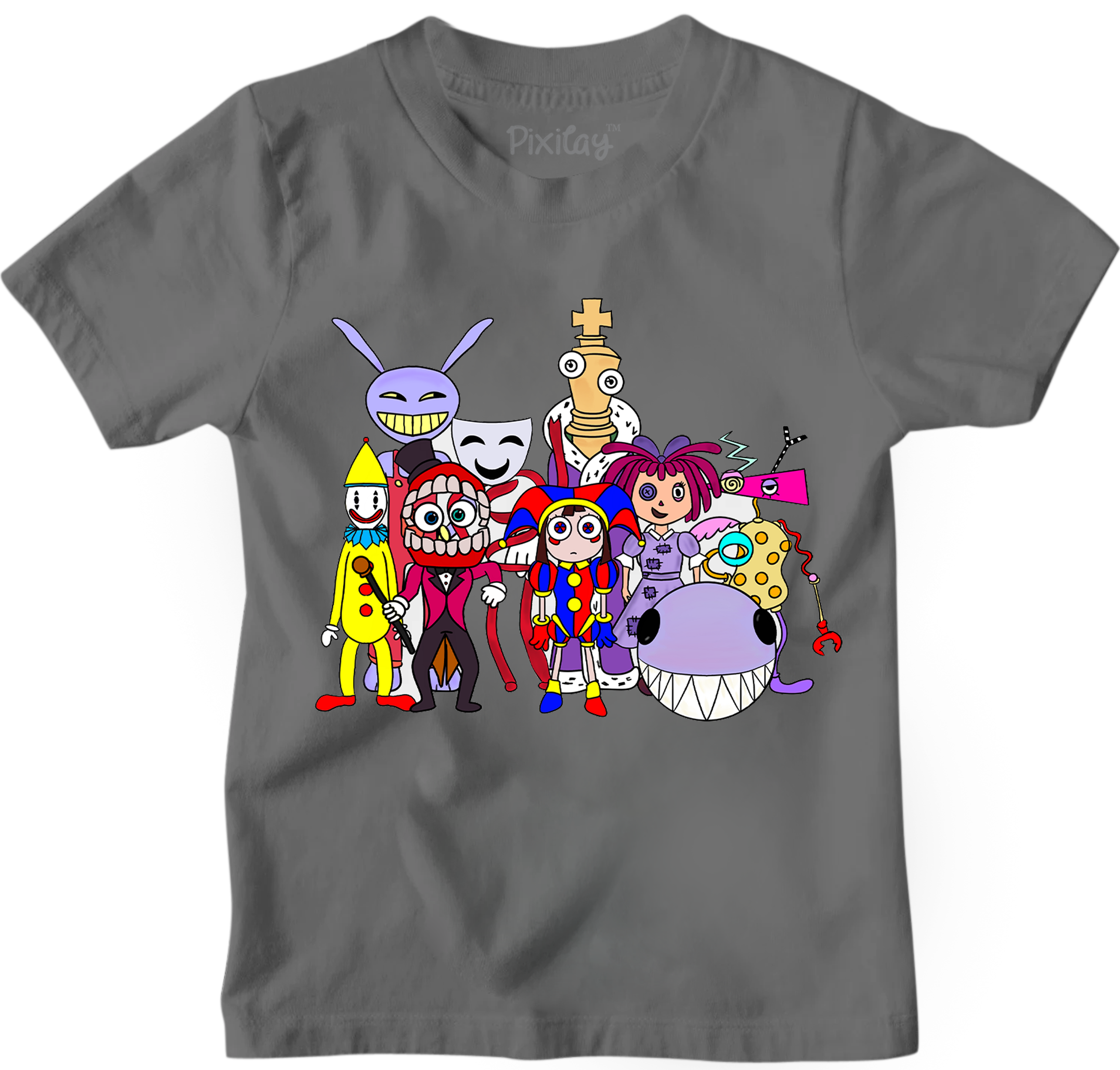 Buy gray Pomni Digital Circus Boys T-Shirts