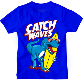 T-Rex Catch the Waves Graphic Tee