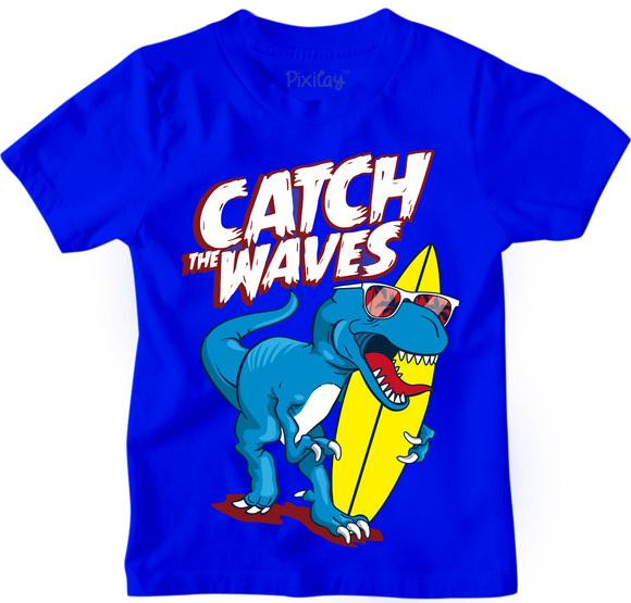 T-Rex Catch the Waves Graphic Tee