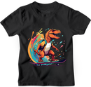 T-Rex Surfing Boys T-Shirts-1