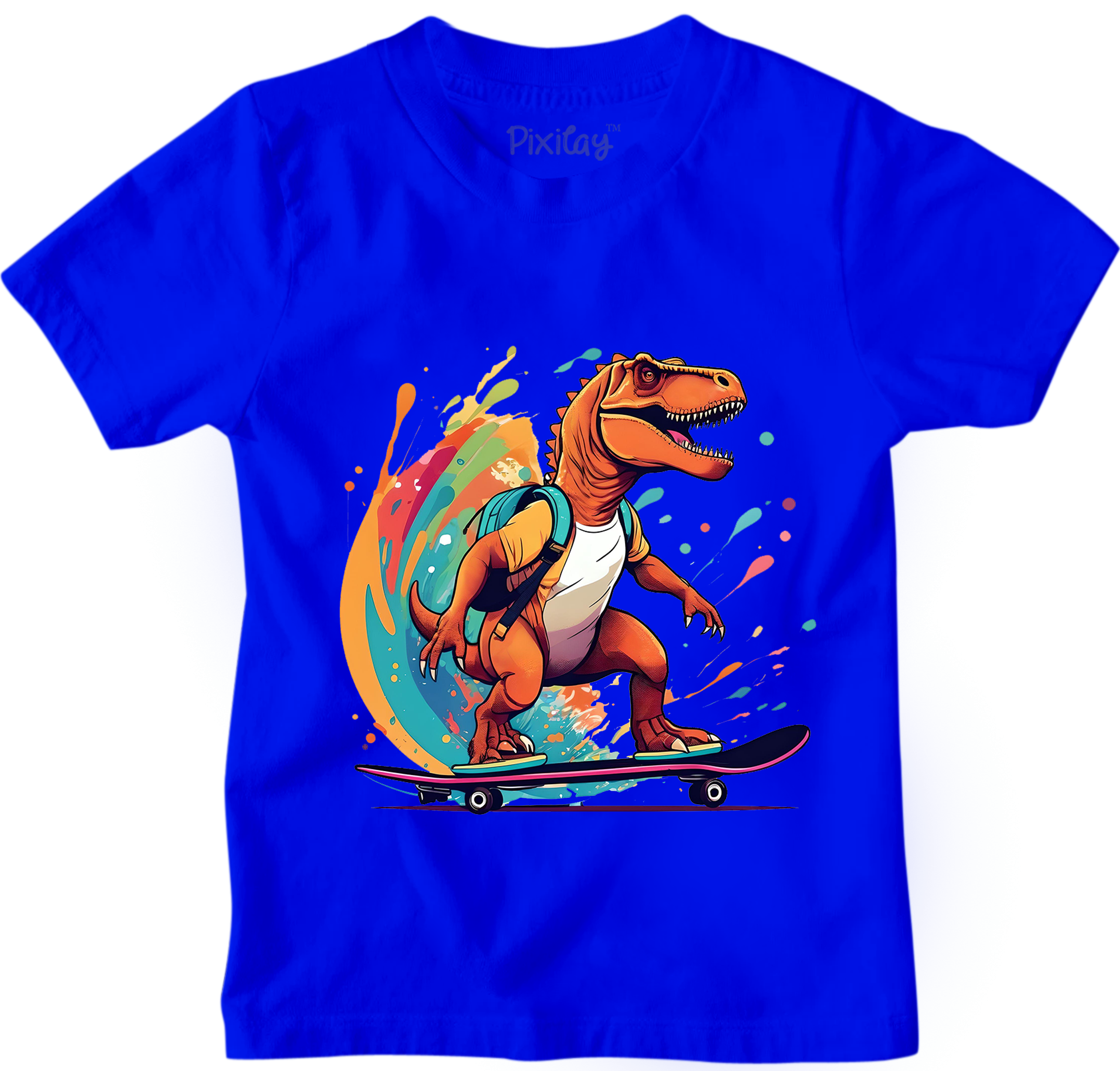 Buy blue T-Rex Surfing Boys T-Shirts