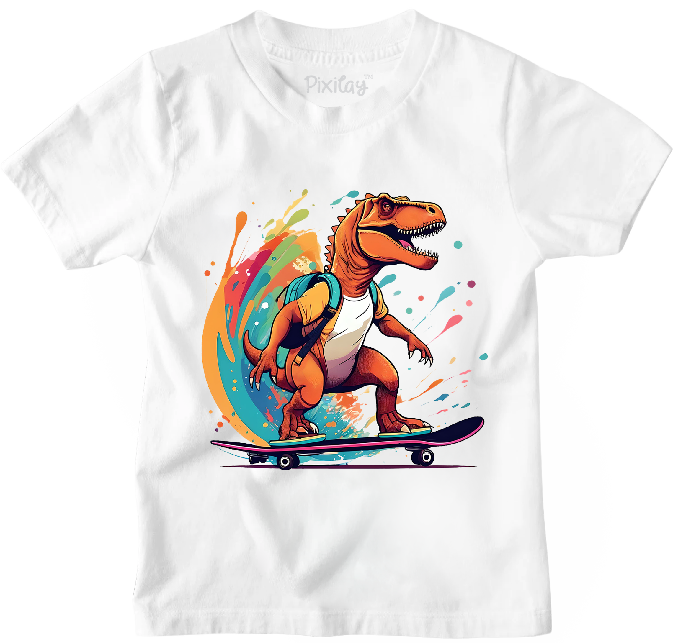Buy white T-Rex Surfing Boys T-Shirts