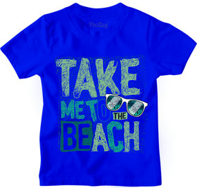 Buy blue Take Me to the Beach Graphic Tee