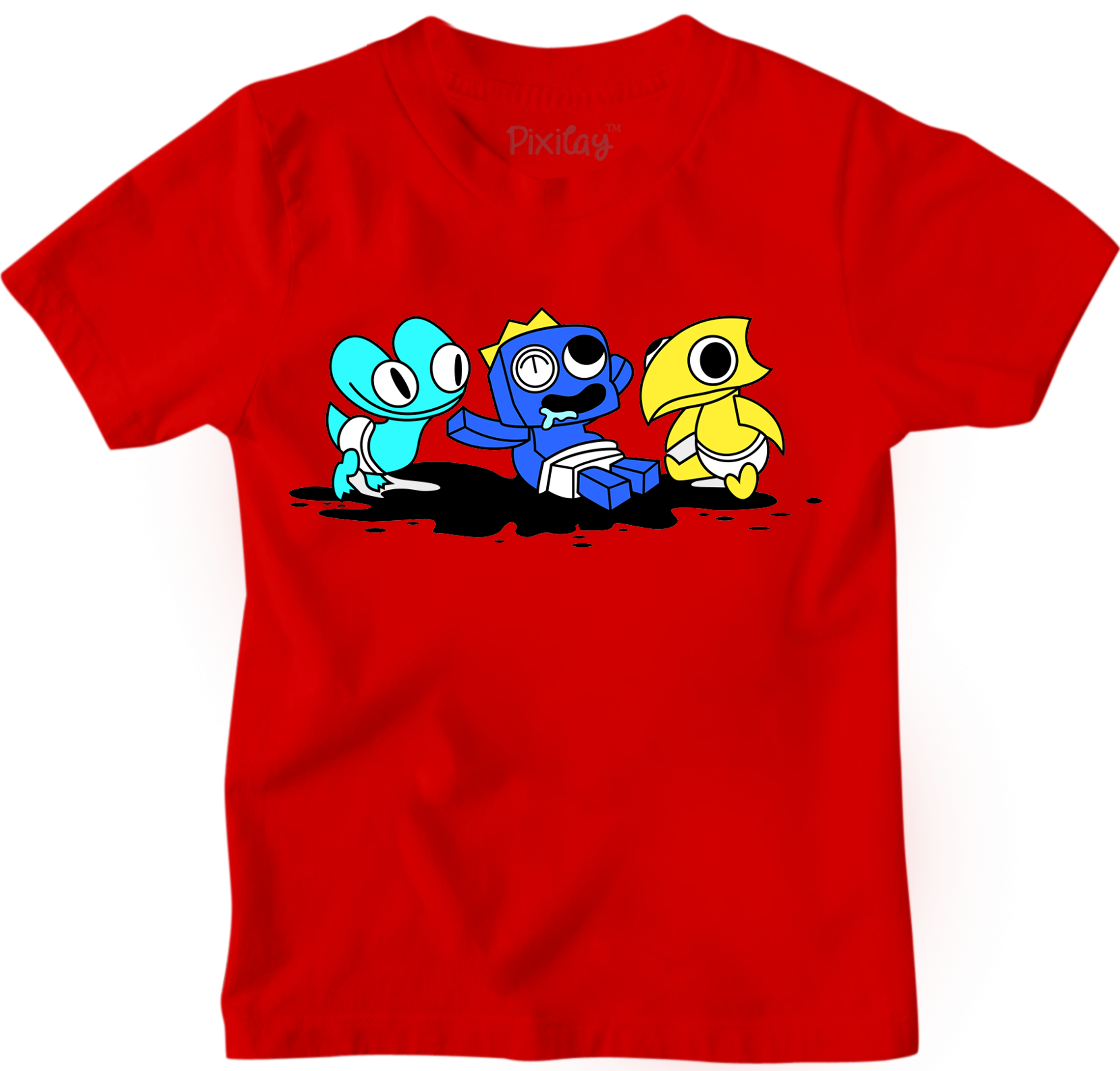 Buy red Unisex Baby Rainbow Friends T-Shirt