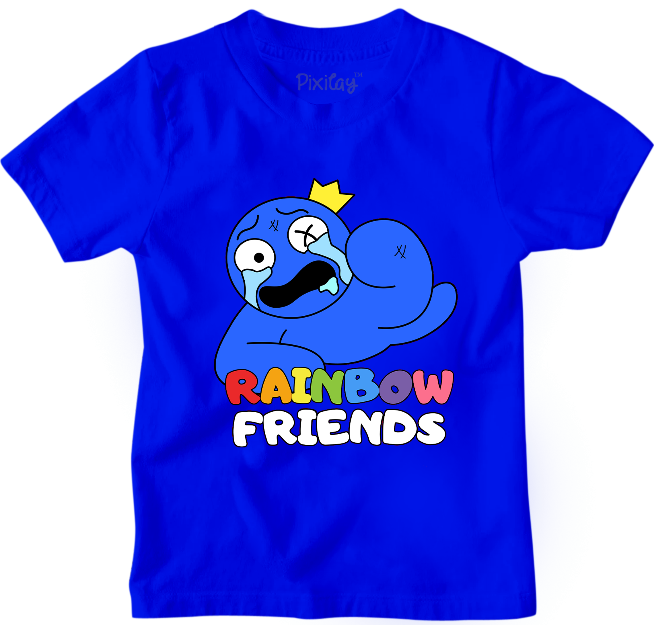Buy blue Unisex Crying Blue T-Shirt