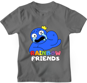 Buy gray Unisex Crying Blue T-Shirt