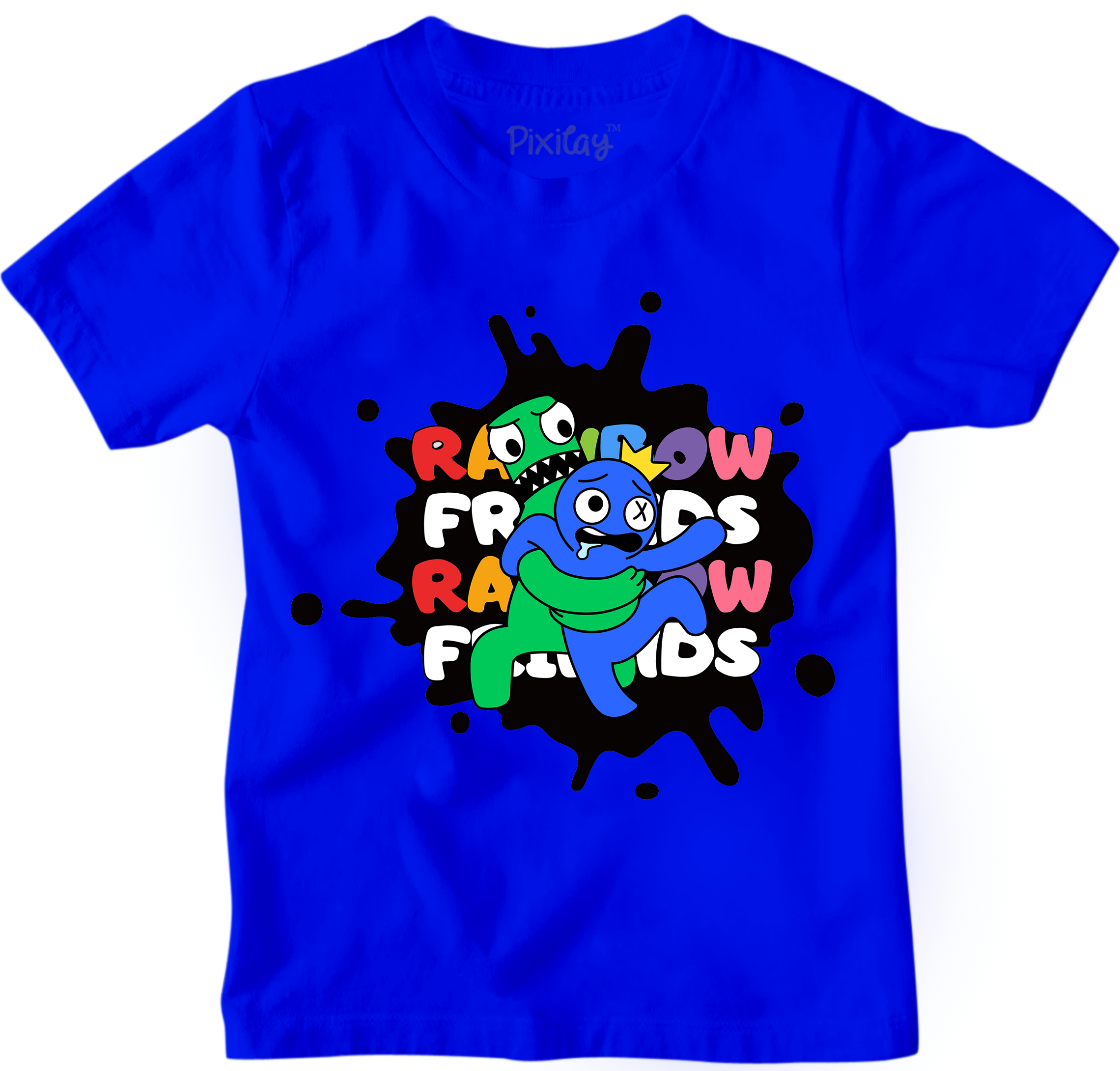 Buy blue Unisex Rainbow Friends T-Shirt