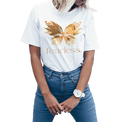 Fearless Butterfly Design T-Shirt for Women-1